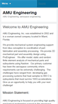 Mobile Screenshot of amuengineering.com