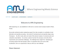 Tablet Screenshot of amuengineering.com